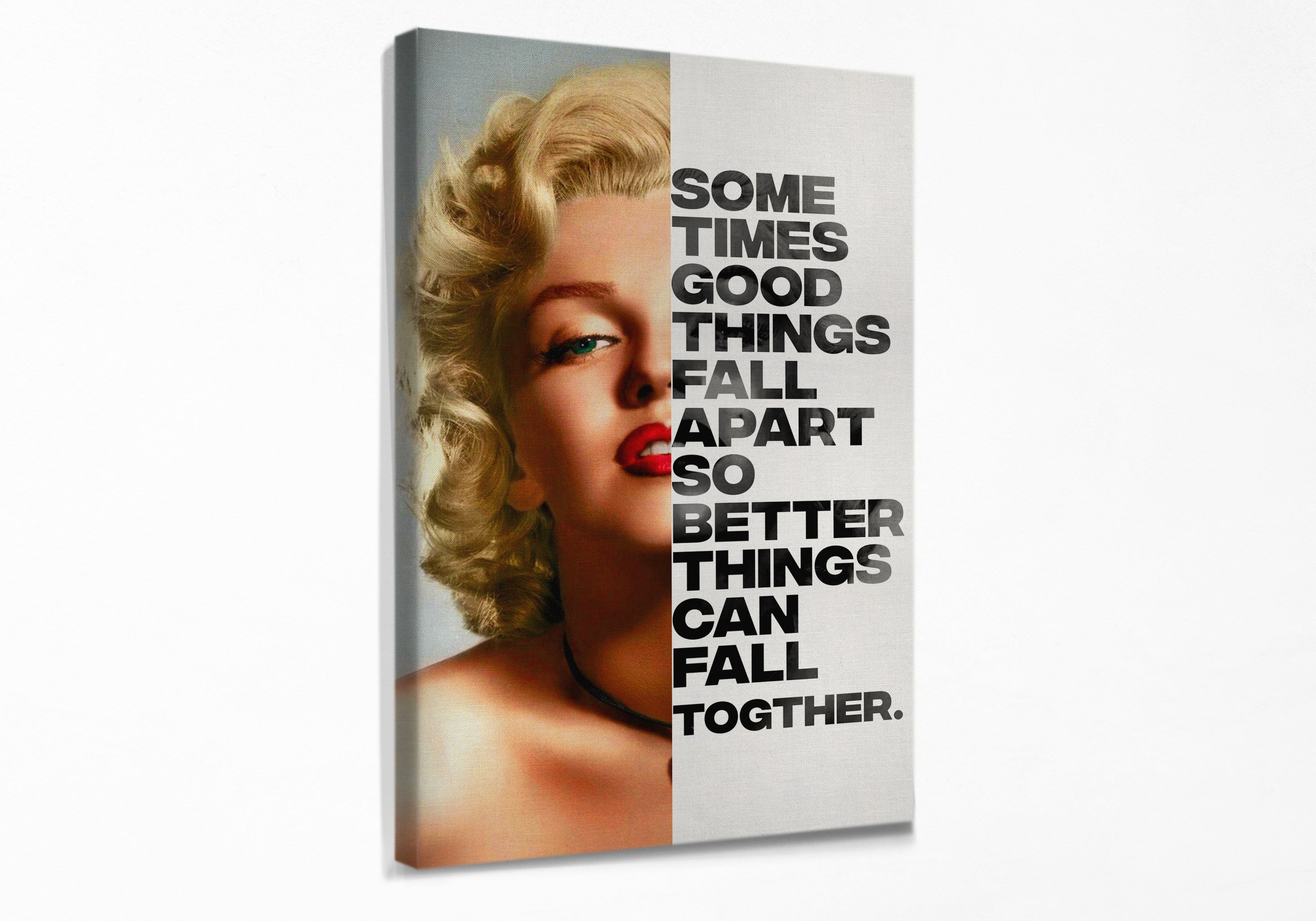 Outlet 4 canvas Marilyn Monroe inspirational home decor